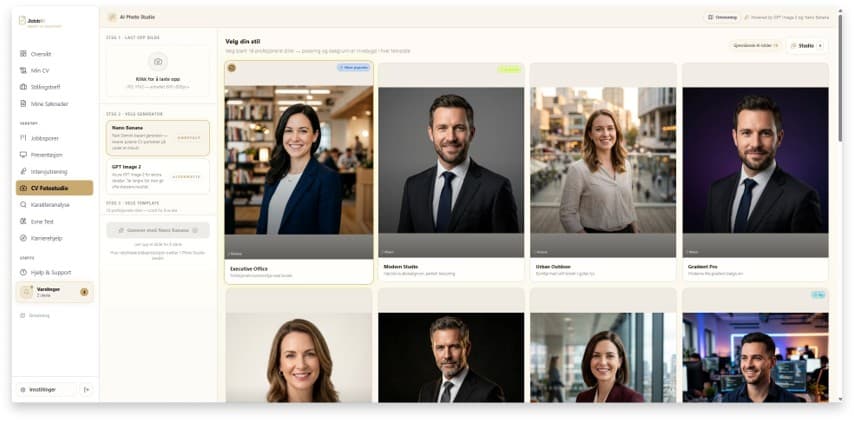 Profesjonelt bilde – uten fotograf.