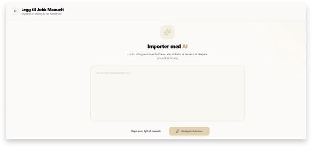 Lim inn lenken – AI henter resten.